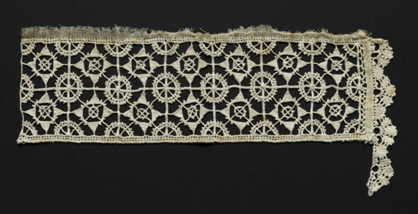 Needlepoint (Reticella) and Bobbin Lace Insertion and Edging, 16th century. Italy, Venice, 16th