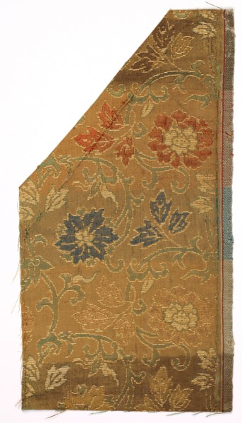 Textile Fragment, 1800s. Japan, 19th century. Silk; average: 25.4 x 13.4 cm (10 x 5 1/4 in.)