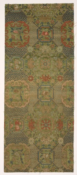 Textile Fragment, 1800s. Japan, 19th century. Silk; average: 35.6 x 14.6 cm (14 x 5 3/4 in.).