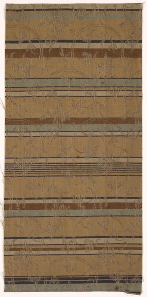 Textile Fragment, 1800s. Japan, 19th century. Silk; average: 27 x 12.7 cm (10 5/8 x 5 in.).
