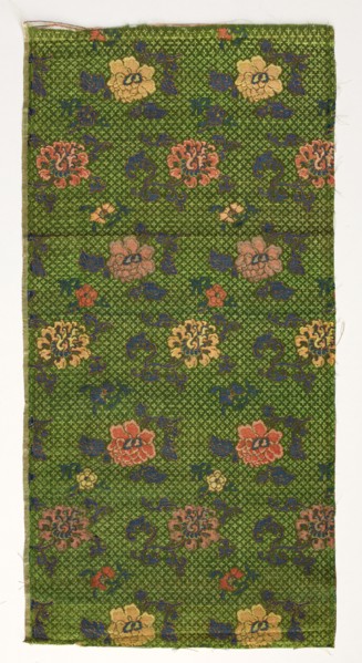Fragment, 1800s. China, 19th century. Silk; overall: 57.8 x 28.6 cm (22 3/4 x 11 1/4 in.).