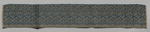 Textile Fragment, 1800s. Japan, 19th century. Silk; overall: 68.6 x 11.5 cm (27 x 4 1/2 in.).