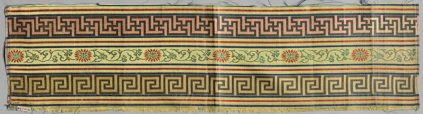 Border, 1800s. China, 19th century. Silk; overall: 74.9 x 19.1 cm (29 1/2 x 7 1/2 in.)