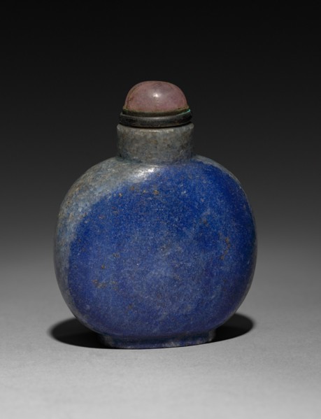 Snuff Bottle, 1644-1912. China, Qing dynasty (1644-1911). Glass; overall: 7.7 cm (3 1/16 in.).