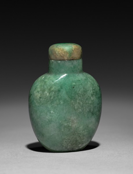 Snuff Bottle, 1644-1912. China, Qing dynasty (1644-1911). Glass; overall: 6.4 cm (2 1/2 in.).