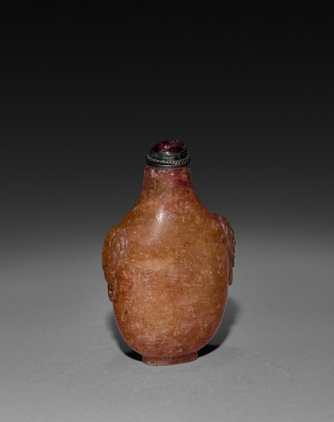 Snuff Bottle, 1644-1912. China, Qing dynasty (1644-1911). Glass; overall: 6.8 cm (2 11/16 in.).