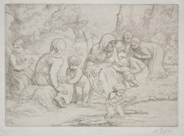 L'Été. Alphonse Legros (French, 1837-1911). Etching