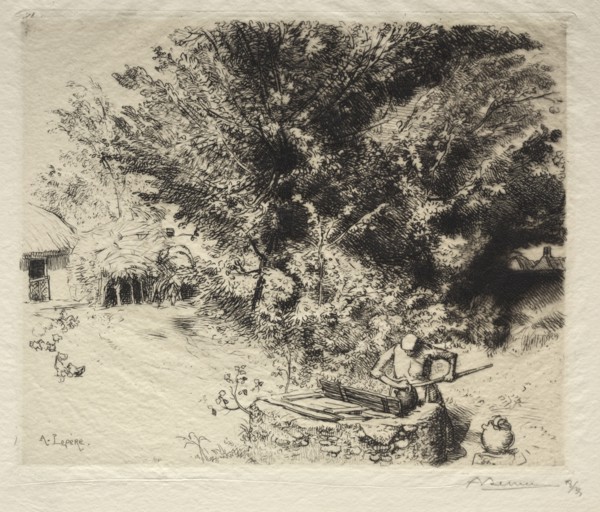 The Pit, 1911. Auguste Louis Lepère (French, 1849-1918). Etching