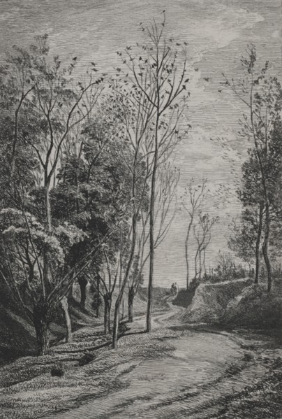 The Little Brids, 1850. Charles François Daubigny (French, 1817-1878), Auguste Delâtre. Etching;