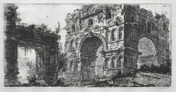 Tempio di Diana. Giovanni Battista Piranesi (Italian, 1720-1778). Etching and engraving
