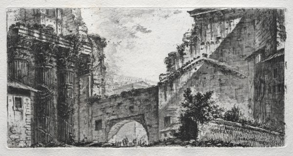 Foro di Augusto. Giovanni Battista Piranesi (Italian, 1720-1778). Etching and engraving
