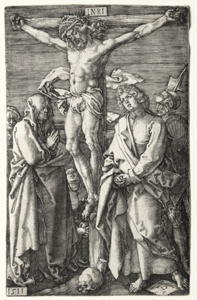 The Crucifixion, 1511. Albrecht Dürer (German, 1471-1528). Engraving