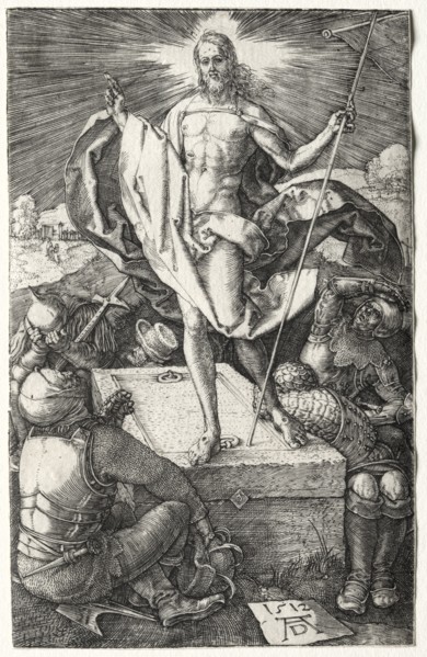 The Resurrection, 1512. Albrecht Dürer (German, 1471-1528). Engraving