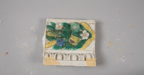Fragment, c. 1900-1910. Benedetto Buglioni (Italian, 1461-1521). Glazed terracotta; overall: 198.1
