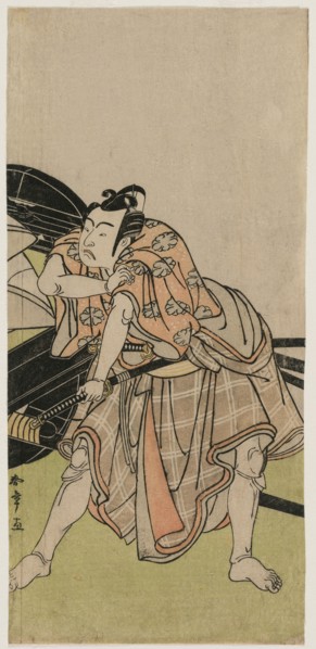 Ichikawa Yaozo II as Sakuramaru, 1776. Katsukawa Shunsho (Japanese, 1726-1792). Color woodblock