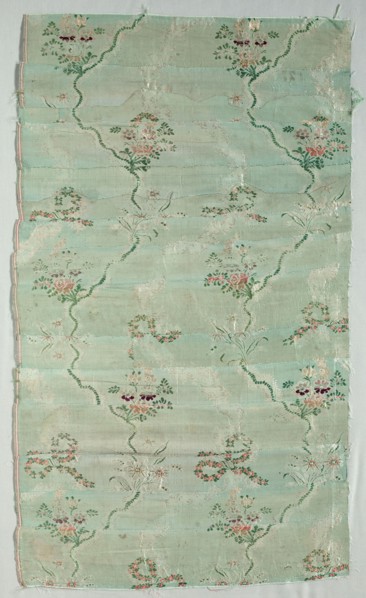 Panel, mid 1700s. France, mid-18th century, Period of Louis XV (1723-1774). Plain compound cloth,