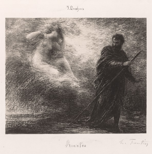 Rinaldo, 1881. Henri Fantin-Latour (French, 1836-1904). Lithograph