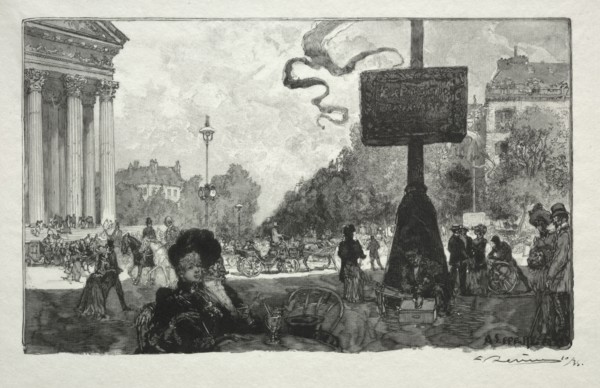 Coin de la Rue Royale, 1890. Auguste Louis Lepère (French, 1849-1918). Wood engraving