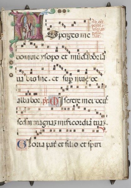 Gradual, c. 1520. Circle of Girolamo dai Libri (Italian, 1474-1555). Ink, tempera, and gold on