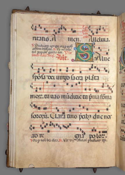 Gradual, c. 1520. Circle of Girolamo dai Libri (Italian, 1474-1555). Ink, tempera, and gold on