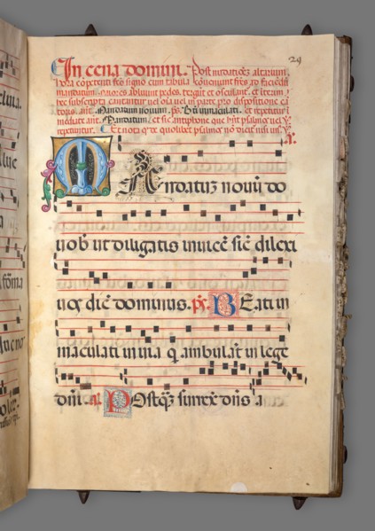 Gradual, c. 1520. Circle of Girolamo dai Libri (Italian, 1474-1555). Ink, tempera, and gold on