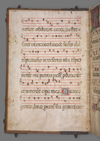 Gradual, c. 1520. Circle of Girolamo dai Libri (Italian, 1474-1555). Ink, tempera, and gold on