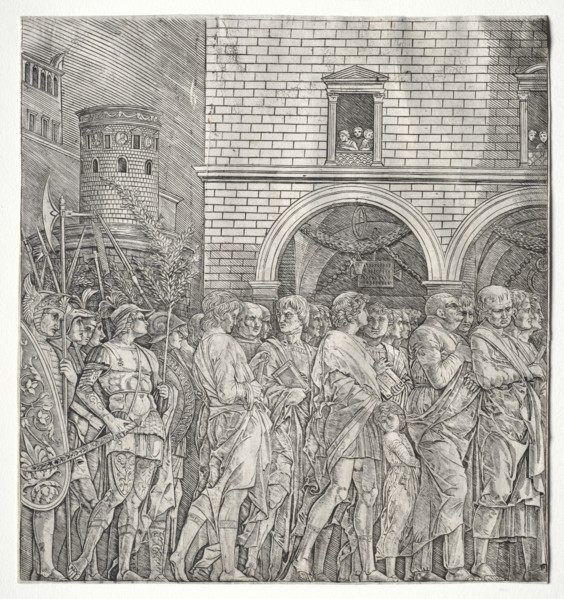 The Triumphs of Caesar:  The Senators, 1400s. School of Andrea Mantegna (Italian, 1431-1506).
