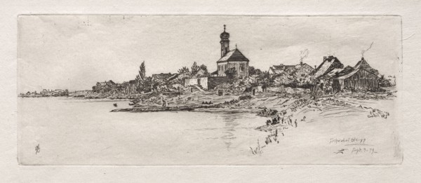 Schwabel Weiss, 1879. Otto H. Bacher (American, 1856-1909). Etching