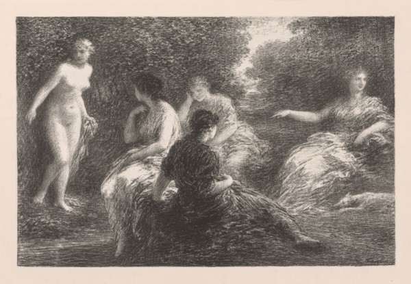The Bathers, 1896. Henri Fantin-Latour (French, 1836-1904). Lithograph