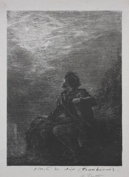 The Evening Star, 1877. Henri Fantin-Latour (French, 1836-1904). Lithograph