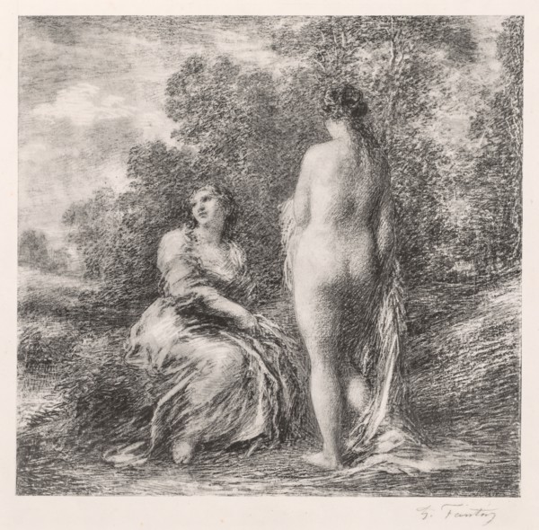 Bathers, 1881. Henri Fantin-Latour (French, 1836-1904). Lithograph