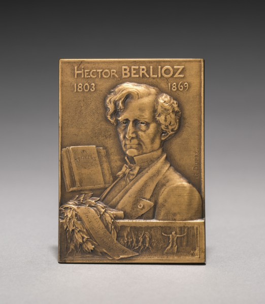 Medallion, 1903. Jules Dupré (French, 1811-1889). Bronze; overall: 7.7 x 4.8 cm (3 1/16 x 1 7/8 in