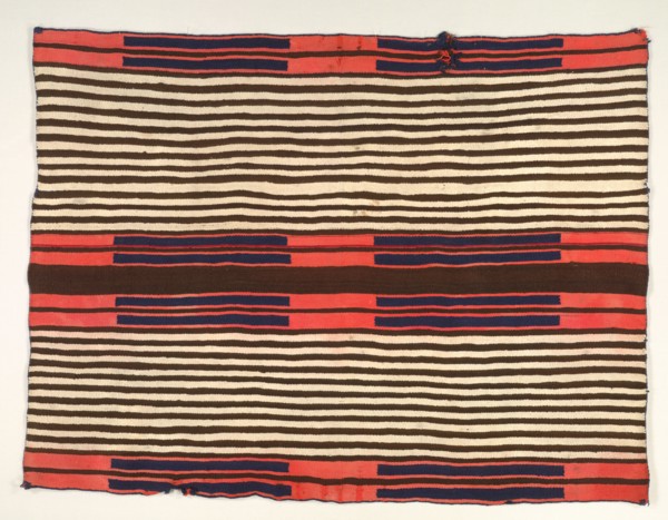 Woman's Wearing Blanket , c. 1875-1880. America, Native North American, Southwest, Navajo,