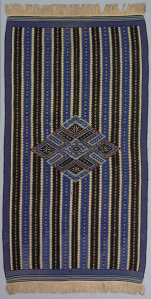 Sarape, c. 1890-1900. America, Native North American, Southwest, Mexico, Saltillo, Post-Contact,
