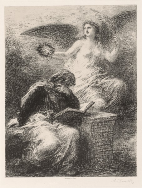 Glory, 1890. Henri Fantin-Latour (French, 1836-1904). Lithograph