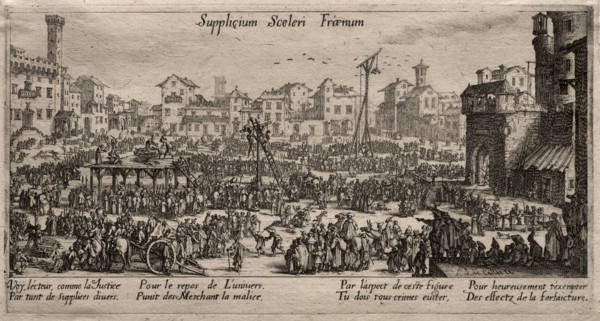 Execution of Criminals. Jacques Callot (French, 1592-1635). Etching