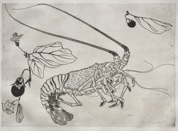 Dinner Service (Rousseau service): Large lobster with raised antenna (no. 21), 1866. Félix