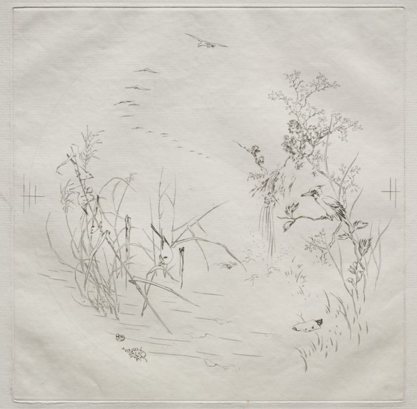 Parisian Service (Haviland service): Calm (no. 3), 1875. Félix Bracquemond (French, 1833-1914).