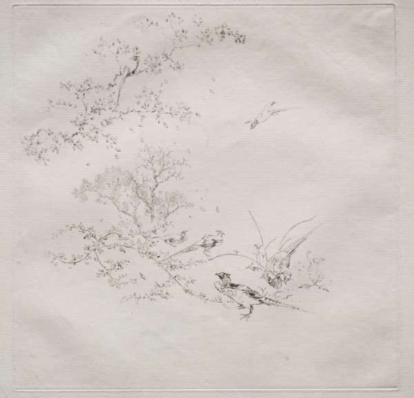 Parisian Service (Haviland service), 1875. Félix Bracquemond (French, 1833-1914). Etching; sheet: