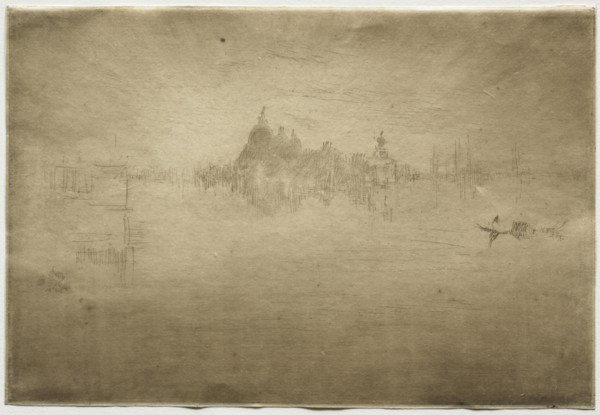 Nocturne, Salute. James McNeill Whistler (American, 1834-1903). Etching