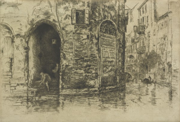 Two Doorways, 1880. James McNeill Whistler (American, 1834-1903). Etching