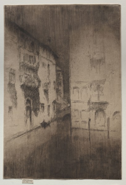 Nocturne:  Palaces. James McNeill Whistler (American, 1834-1903). Etching