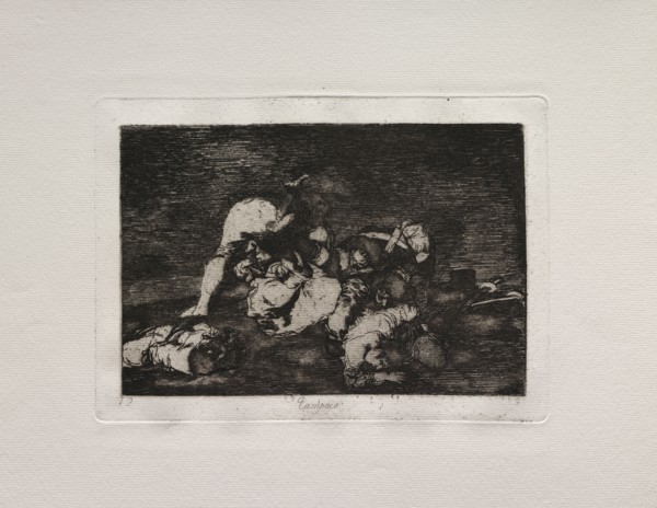 The Horrors of War:  Nor (Do These) Either. Francisco de Goya (Spanish, 1746-1828). Etching
