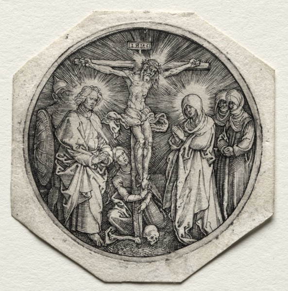 The Crucifixion, c. 1518. Albrecht Dürer (German, 1471-1528). Engraving