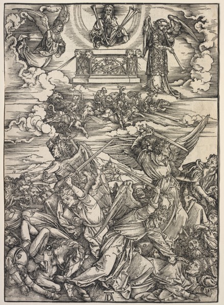 Revelation of St. John: The Four Destroying Angels, 1511. Albrecht Dürer (German, 1471-1528).