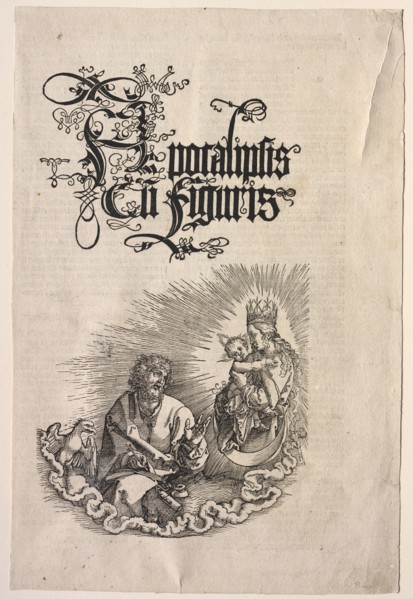 Revelation of St. John, 1511. Albrecht Dürer (German, 1471-1528). Woodcut
