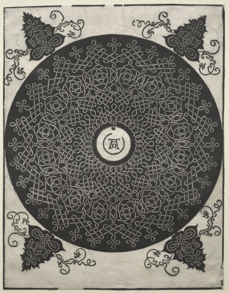 Third Knot. Albrecht Dürer (German, 1471-1528). Woodcut