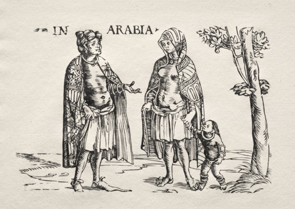 Natives of Arabia and the Indies. Hans Burgkmair (German, 1473-1531). Woodcut