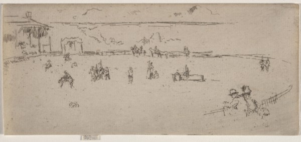 The Bucking Horse. James McNeill Whistler (American, 1834-1903). Etching