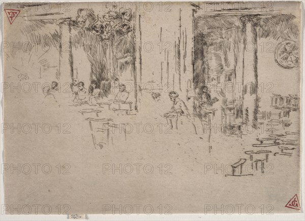 Church, Brussels. James McNeill Whistler (American, 1834-1903). Etching